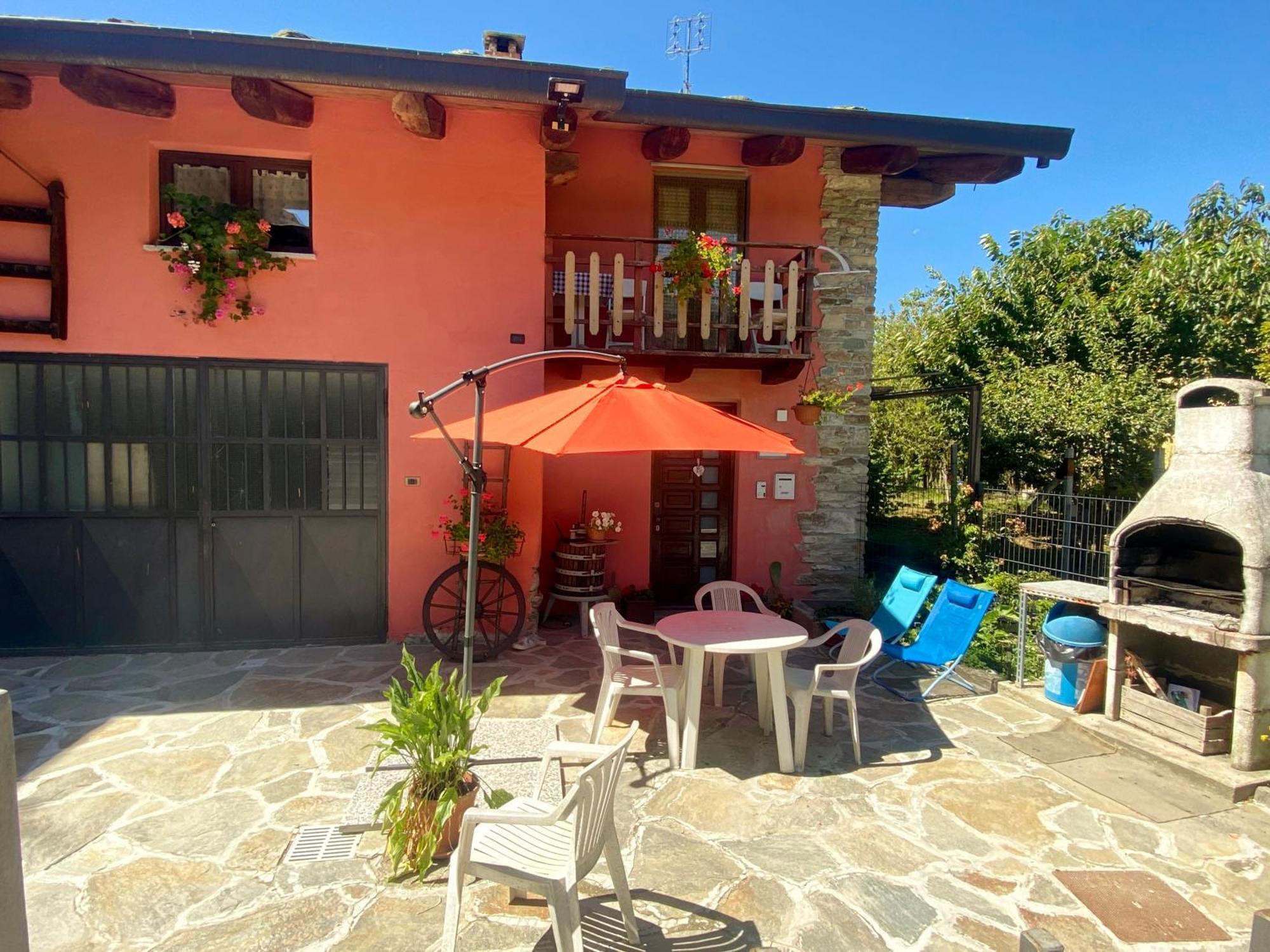 Villa Casa "La Fucina" Melle Exterior foto